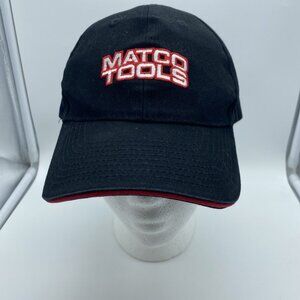 Matco Tools Black Baseball Cap Hat Hook & Loop